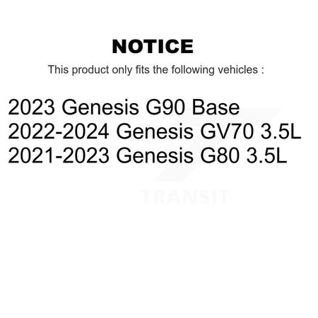 Front Rear Ceramic Brake Pads Kit For Genesis GV70 G80 G90 KTC-100855