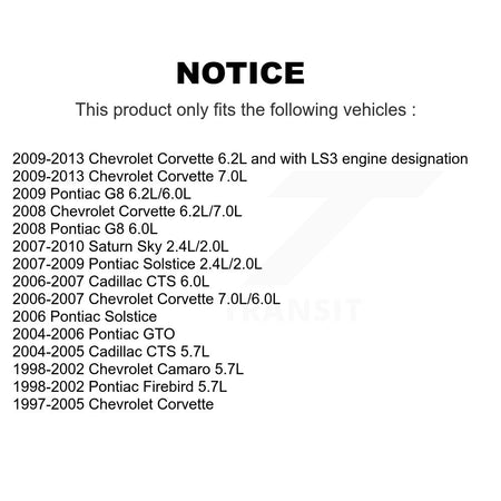 Accessory Drive Belt Pulley KTP-89135 For Chevrolet Corvette Pontiac Solstice Cadillac CTS Firebird