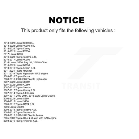 Accessory Drive Belt Idler Pulley KTP-89158 For Toyota Camry Tacoma Lexus Highlander Sienna RAV4 FJ