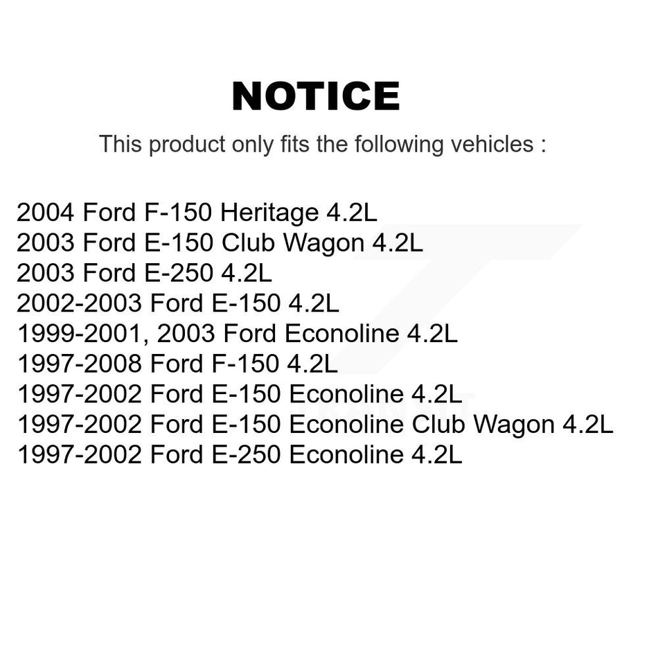 Smooth Pulley Accessory Drive Belt Tensioner Assembly KTP-89260 For Ford F-150 E-250 Econoline E-150