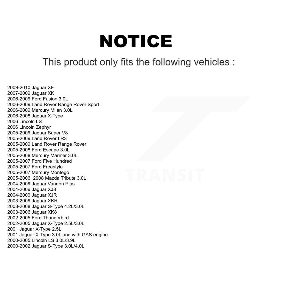 Accessory Drive Belt Tensioner Assembly KTP-89370 For Ford Escape Fusion Jaguar Land Rover Mazda LR3