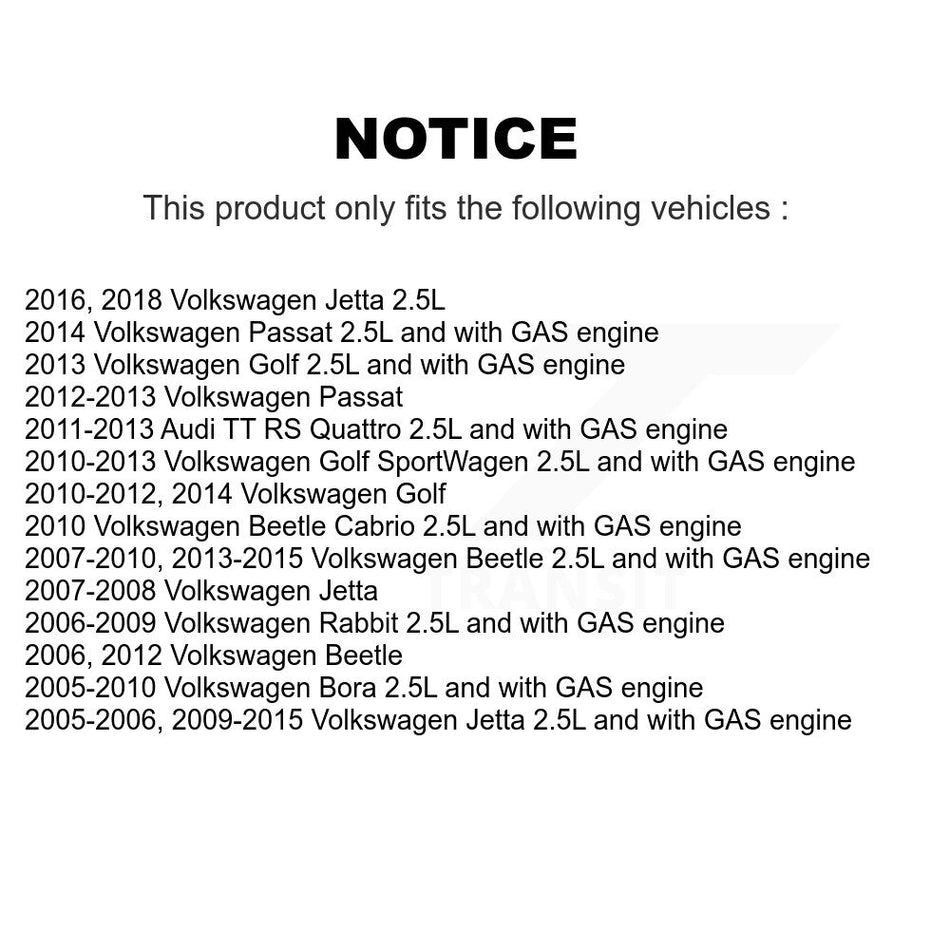 Water Pump Accessory Drive Belt Tensioner Assembly KTP-89609 For Volkswagen Jetta Golf Passat Beetle