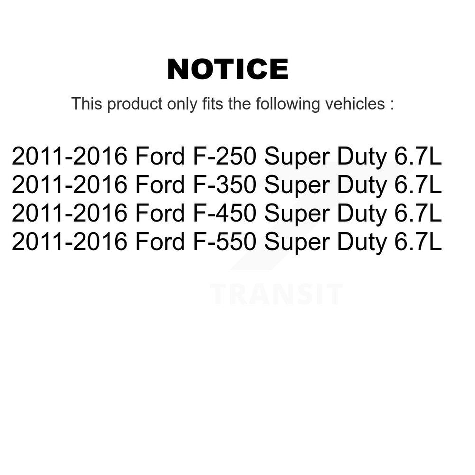 Accessory Drive Belt Tensioner Assembly KTP-89658 For Ford F-350 Super Duty F-250 F-450 F-550 6.7L