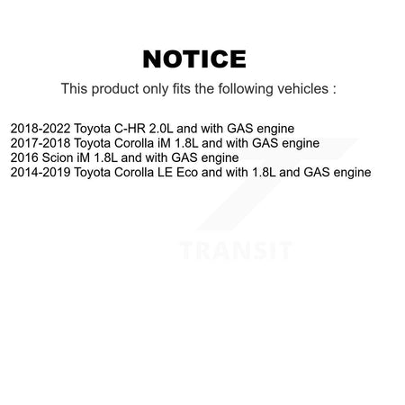 Accessory Drive Belt Tensioner Assembly KTP-89688 For Toyota Corolla C-HR iM Scion