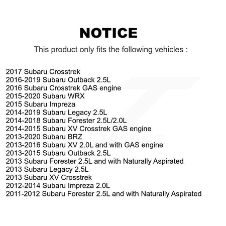 Accessory Drive Belt Tensioner Assembly KTP-89701 For Subaru Forester Outback Impreza XV Crosstrek