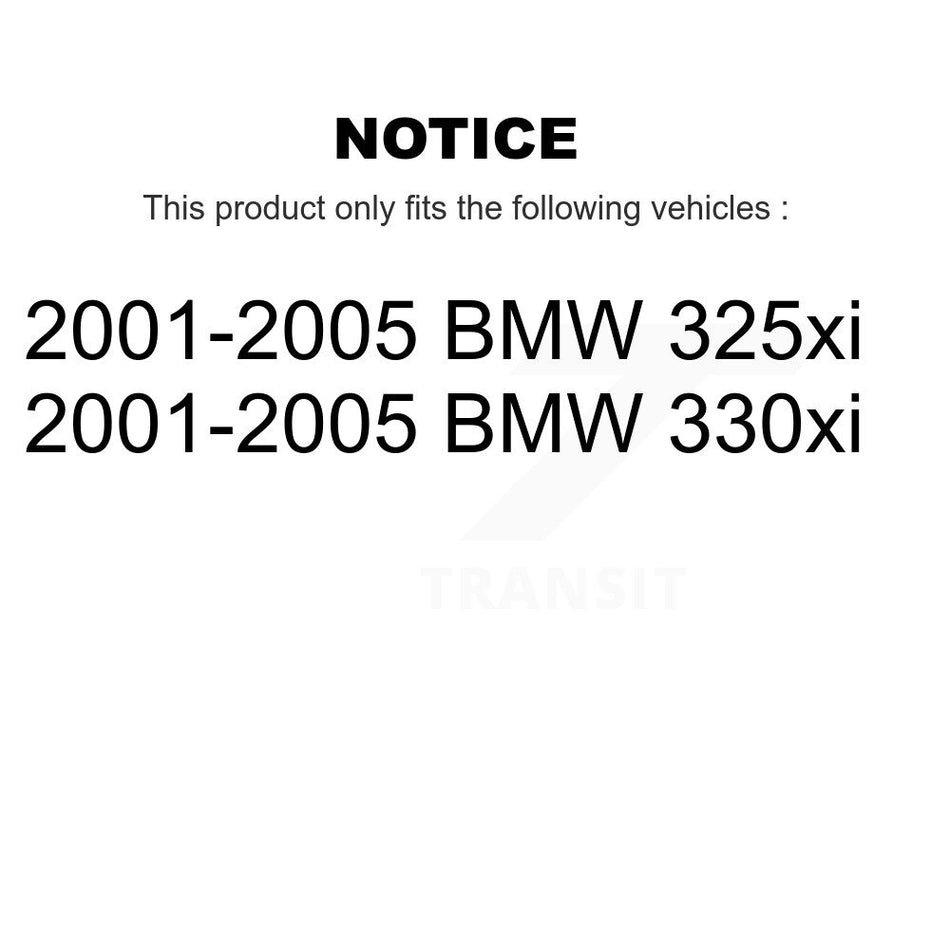 Front Suspension Control Arm & Ball Joint Assembly Link Kit For 2001-2005 BMW 325xi 330xi KTR-100201