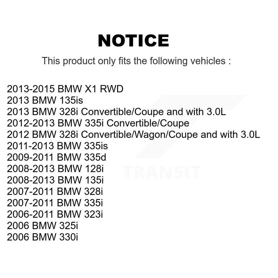 Front Suspension Control Arm And Ball Joint Assembly Stabilizer Bar Link Kit For BMW 328i 335i X1 325i 128i 330i 135i 325xi 335d 335is 323i KTR-100269