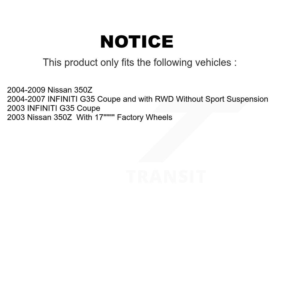 Front Suspension Control Arm And Ball Joint Assembly Stabilizer Bar Link Kit For Infiniti G35 Nissan 350Z INFINITI KTR-100281