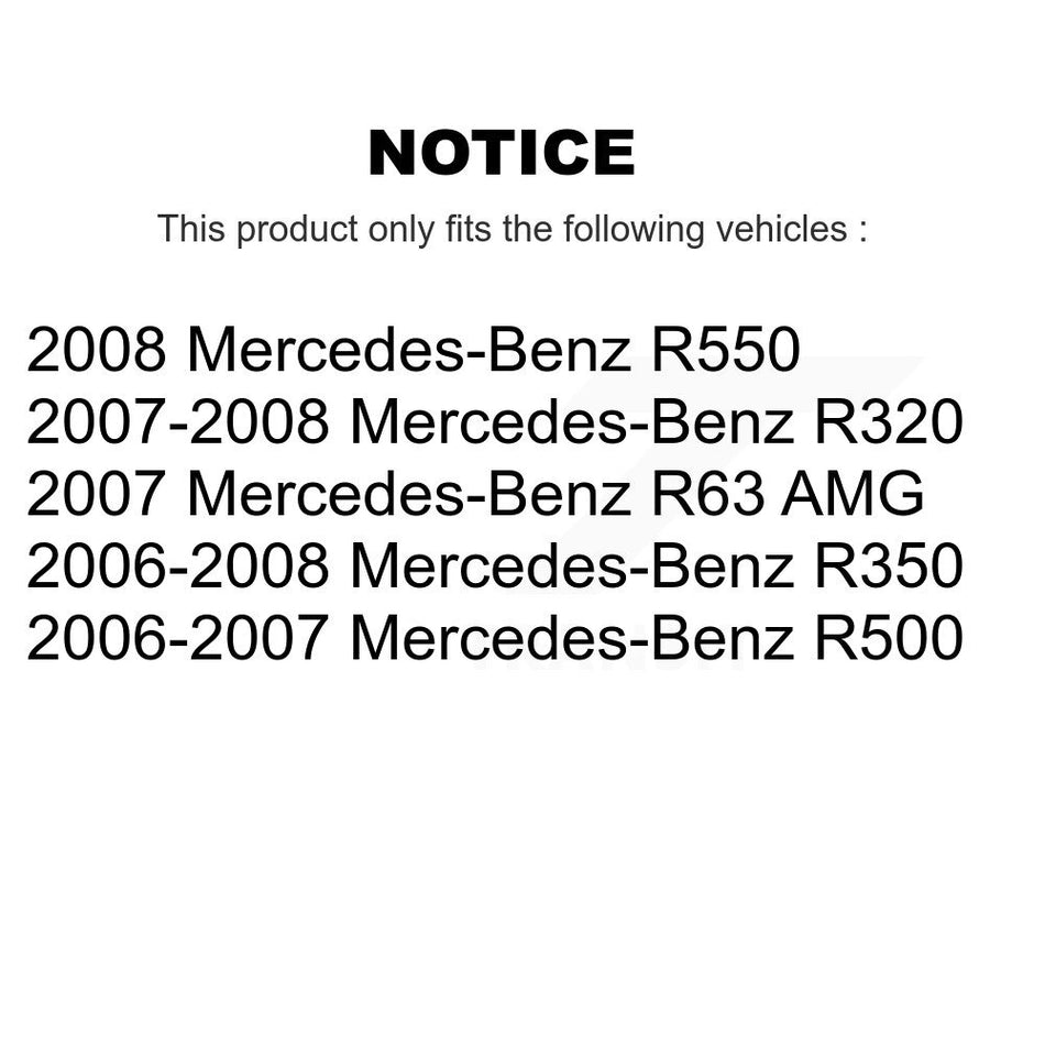 Front Suspension Stabilizer Bar Link Pair For Mercedes-Benz ML350 GL450 R350 GL550 ML500 ML320 GL350 ML550 GL320 R500 R320 ML63 AMG ML450 R63 243mm Overall Length KTR-100693