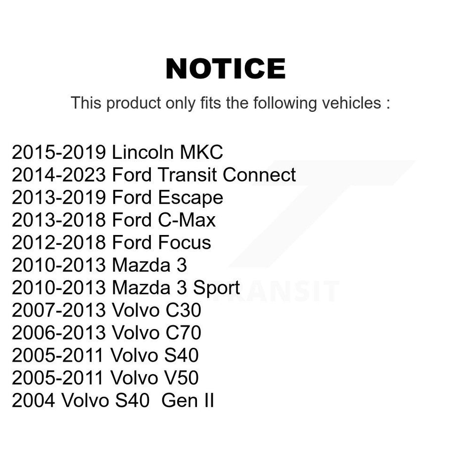 Front Suspension Stabilizer Bar Link Pair For Ford Focus Escape Mazda 3 Transit Connect Volvo S40 C-Max C70 C30 V50 Sport KTR-100738