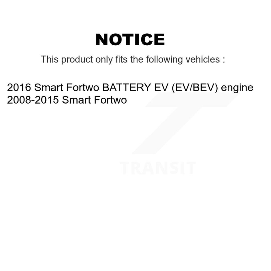 Front Suspension Stabilizer Bar Link Pair For Smart Fortwo KTR-100740