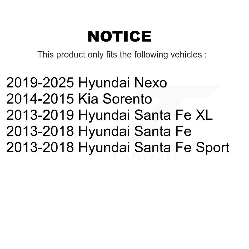 Front Suspension Stabilizer Bar Link Pair For Hyundai Santa Fe Sport Kia Sorento XL KTR-100745