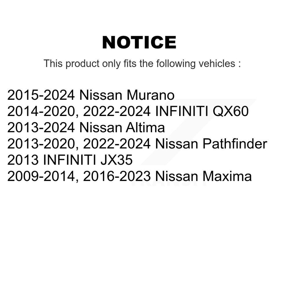 Front Suspension Stabilizer Bar Link Kit For Nissan Altima Maxima Pathfinder Murano INFINITI QX60 JX35 KTR-100871