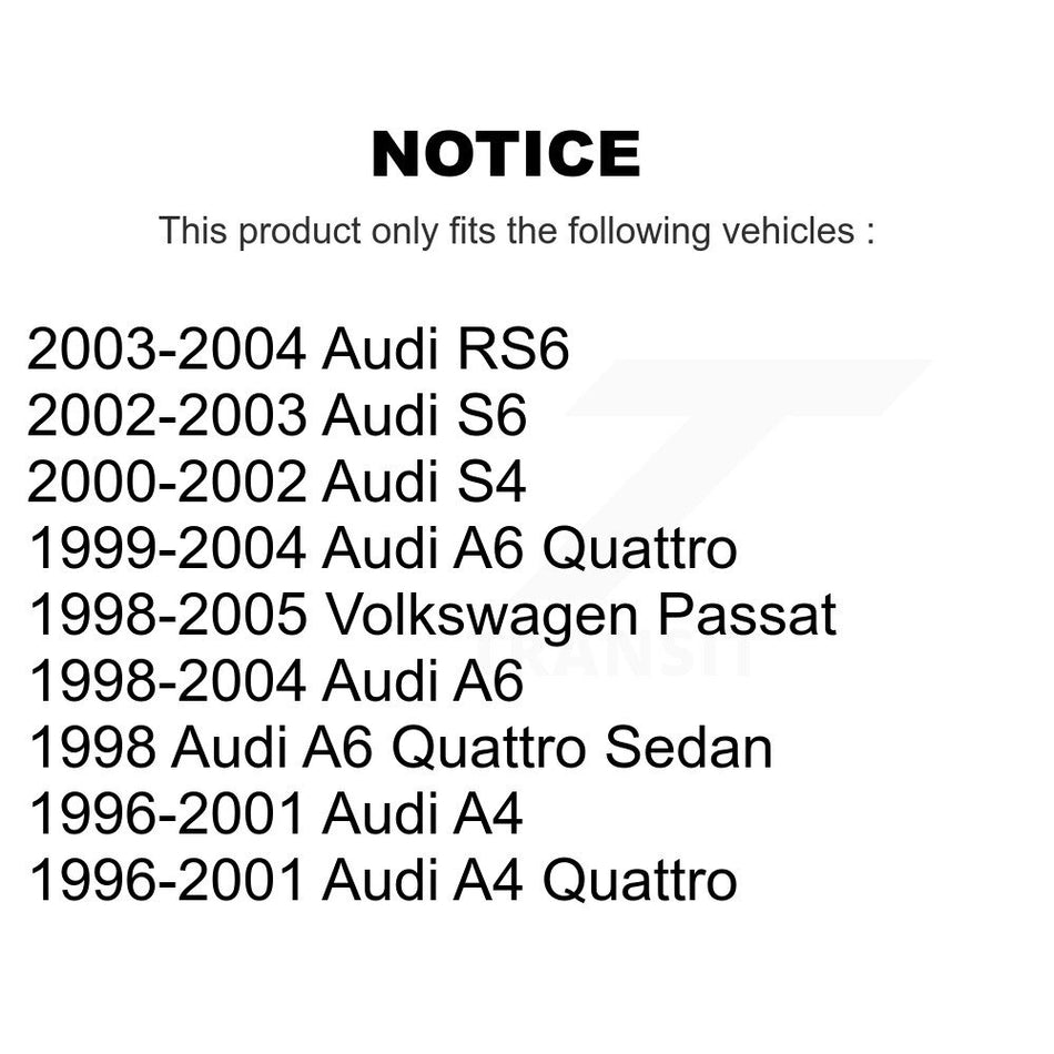 Front Suspension Stabilizer Bar Link Kit For Volkswagen Passat Audi A6 Quattro A4 S4 RS6 S6 KTR-100918