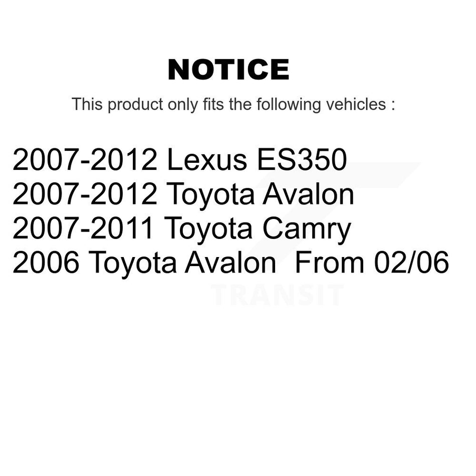 Rear Suspension Stabilizer Bar Link Pair For Toyota Camry Lexus ES350 Avalon KTR-100941
