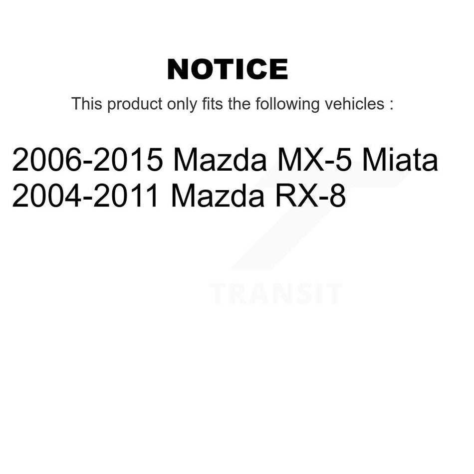 Rear Suspension Stabilizer Bar Link Pair For Mazda MX-5 Miata RX-8 KTR-100956