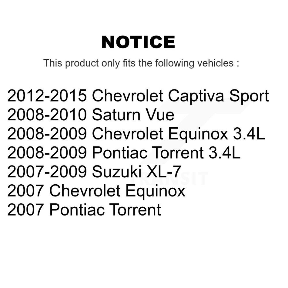 Rear Suspension Stabilizer Bar Link Pair For Chevrolet Equinox Saturn Vue Captiva Sport Pontiac Torrent Suzuki XL-7 KTR-100962