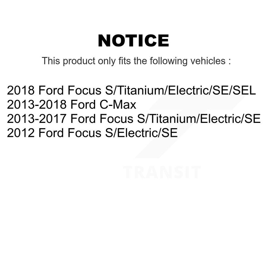 Rear Suspension Stabilizer Bar Link Pair For Ford Focus C-Max KTR-100983