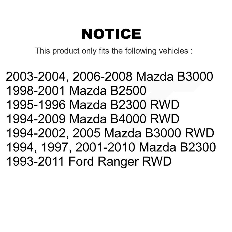 Rear Suspension Stabilizer Bar Link Pair For Ford Ranger F-150 Mazda B3000 B2300 B4000 B2500 KTR-100995