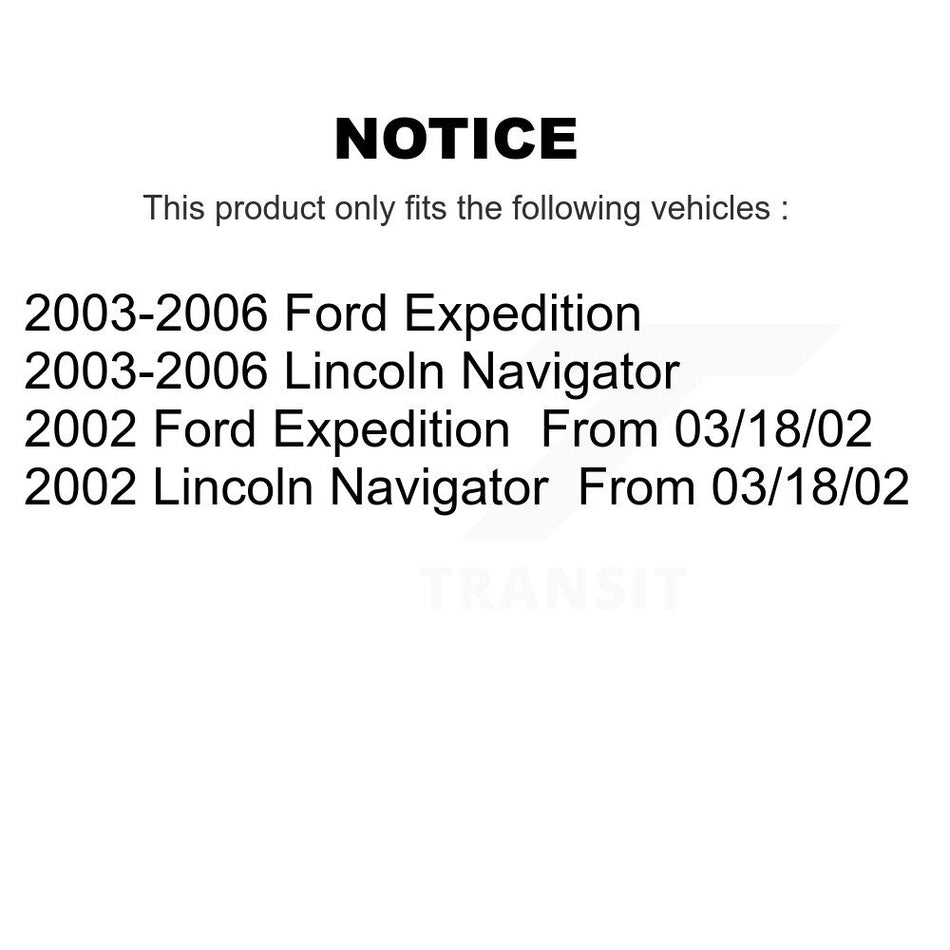 Rear Suspension Stabilizer Bar Link Pair For 2003-2006 Ford Expedition Lincoln Navigator KTR-100997