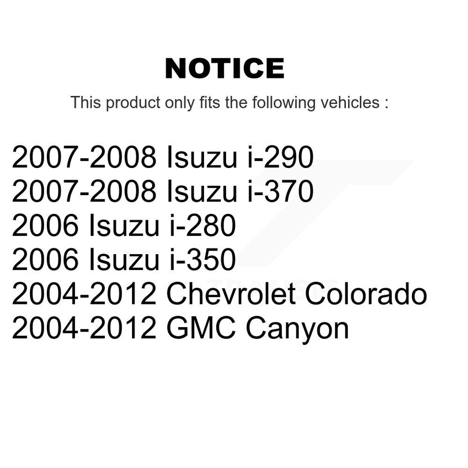 Rear Suspension Stabilizer Bar Link Pair For Chevrolet Colorado GMC Canyon Isuzu i-290 i-280 i-370 With Sport KTR-101025