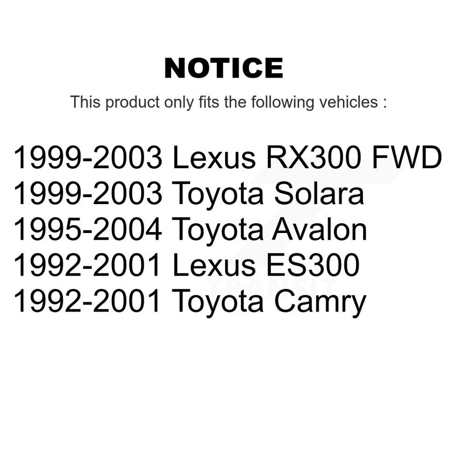 Rear Suspension Stabilizer Bar Link Pair For Toyota Camry Avalon Lexus RX300 ES300 Solara KTR-101043