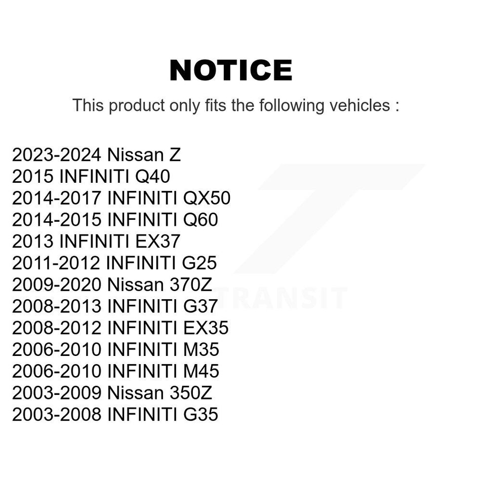 Rear Suspension Stabilizer Bar Link Kit For Infiniti G35 G37 Nissan 350Z M35 370Z QX50 EX35 G25 Q60 M45 Q40 EX37 INFINITI KTR-101060