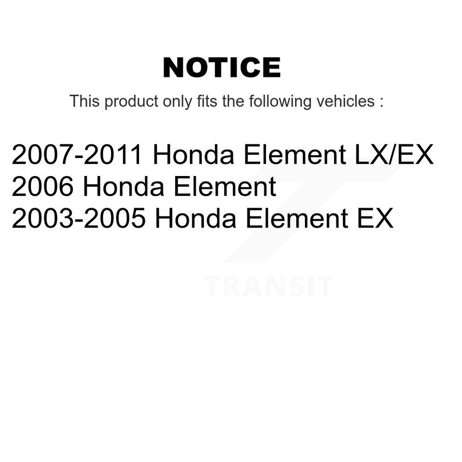 Front Suspension Ball Joints Pair For Honda Element KTR-101115