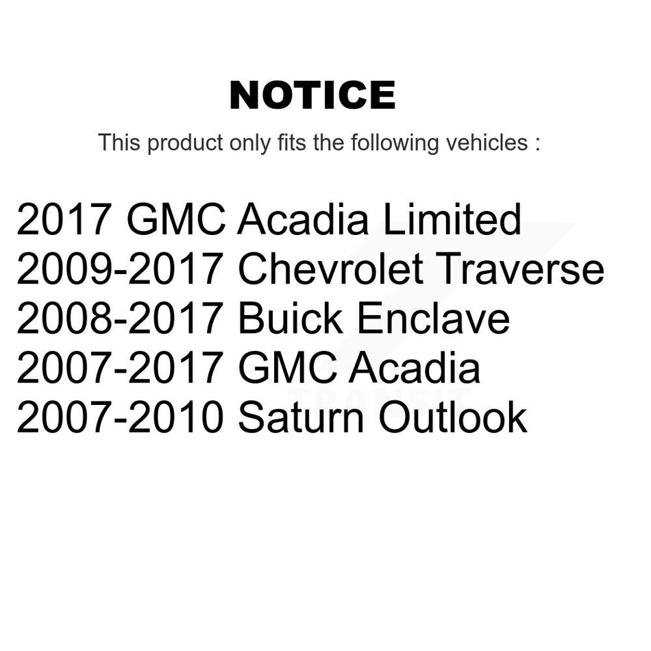 Front Suspension Ball Joints Pair For Chevrolet Traverse GMC Acadia Buick Enclave Saturn Outlook Limited KTR-101141