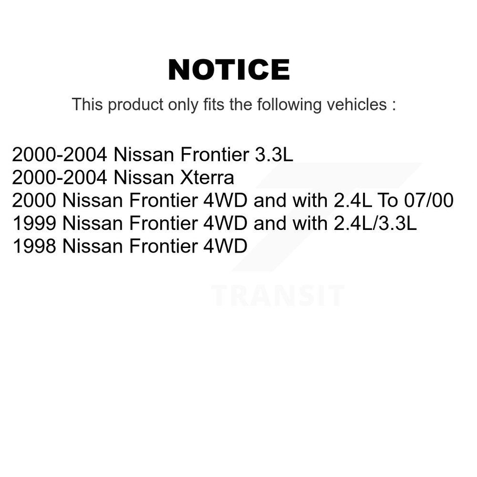 Front Suspension Ball Joints Pair For Nissan Frontier Xterra KTR-101229