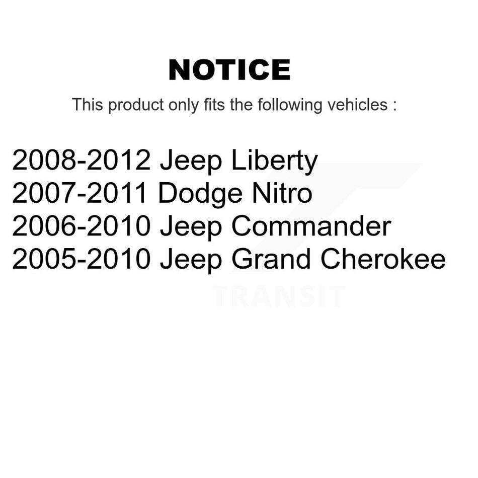 Front Suspension Ball Joints Pair For Jeep Grand Cherokee Liberty Commander Dodge Nitro KTR-101234