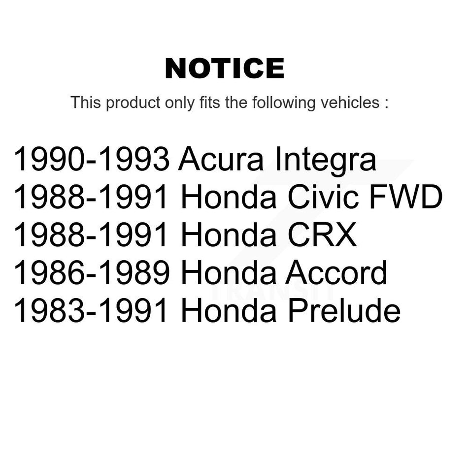 Front Suspension Ball Joints Pair For Honda Civic Accord Acura Integra CRX Prelude KTR-101265
