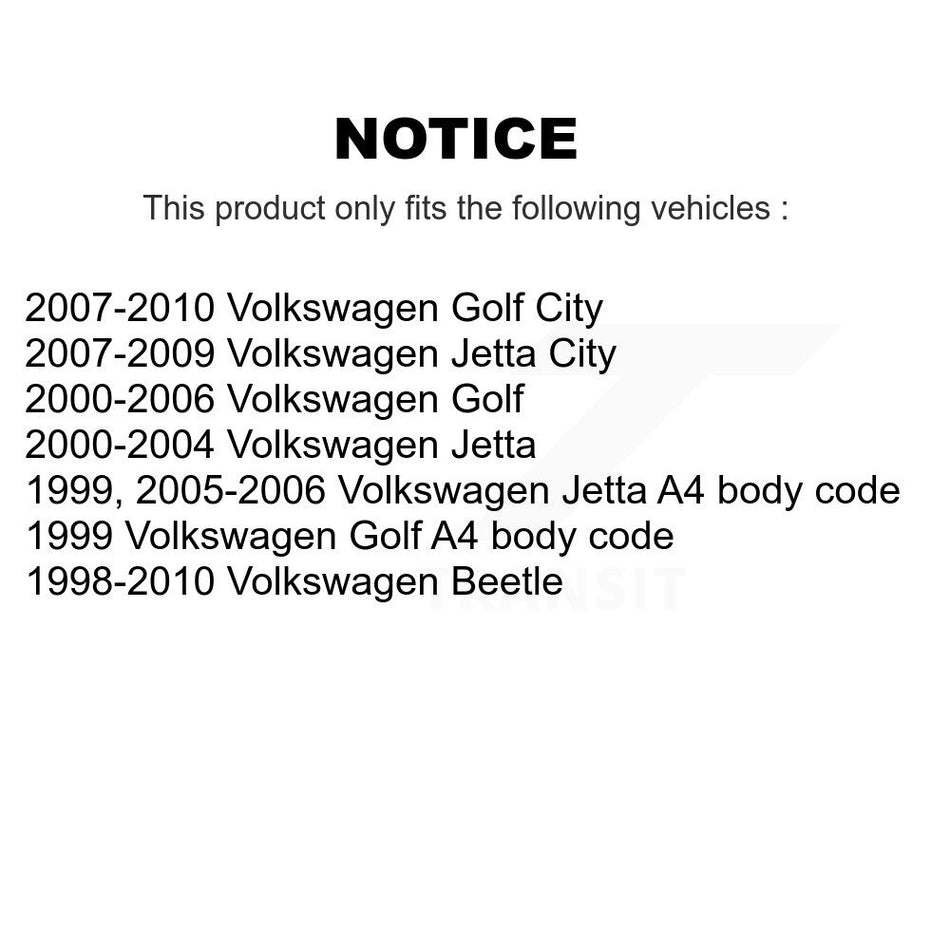 Front Suspension Ball Joints Kit For Volkswagen Jetta Beetle Golf City KTR-101286