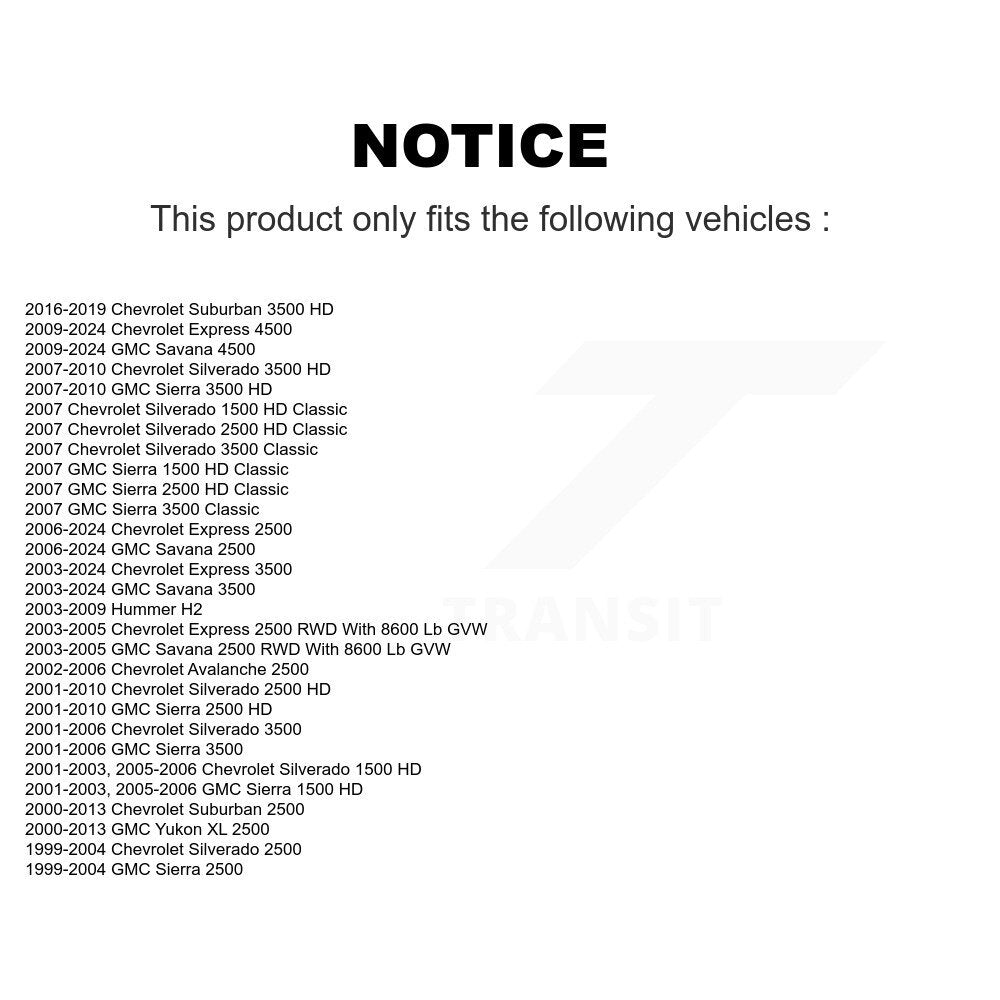 Front Upper Ball Joints Pair For GMC Chevrolet Sierra 2500 HD Silverado Savana 3500 KTR-101317