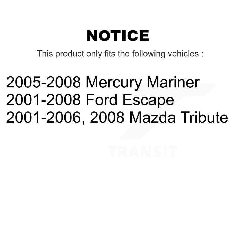 Rear Lower Suspension Ball Joint Pair For Ford Escape Mazda Tribute Mercury Mariner KTR-101349