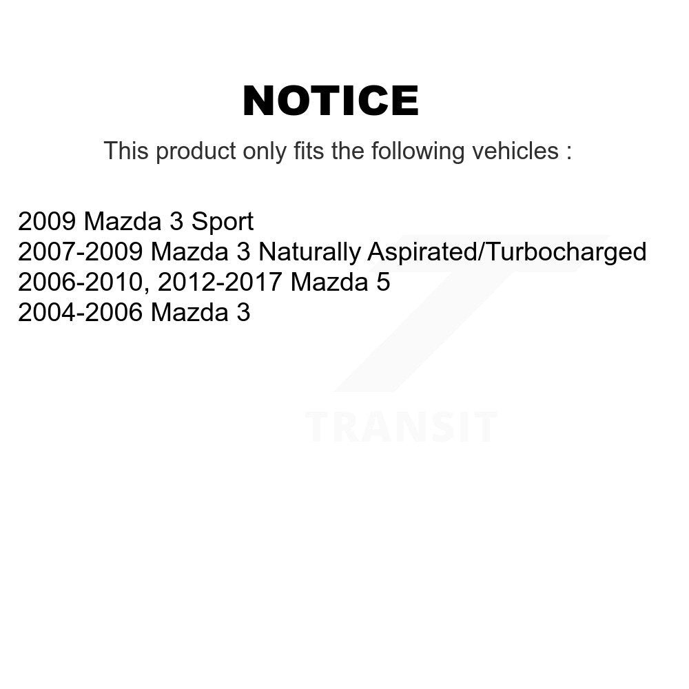 Front Lower Suspension Control Arm And Ball Joint Assembly Kit For Mazda 3 5 Sport KTR-101357