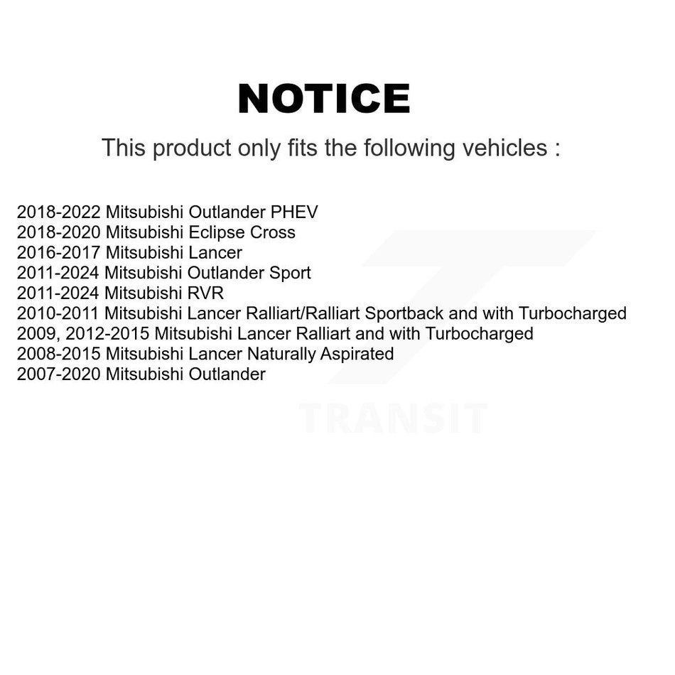 Front Suspension Control Arm And Ball Joint Assembly Kit For Mitsubishi Outlander Sport Lancer RVR KTR-101406