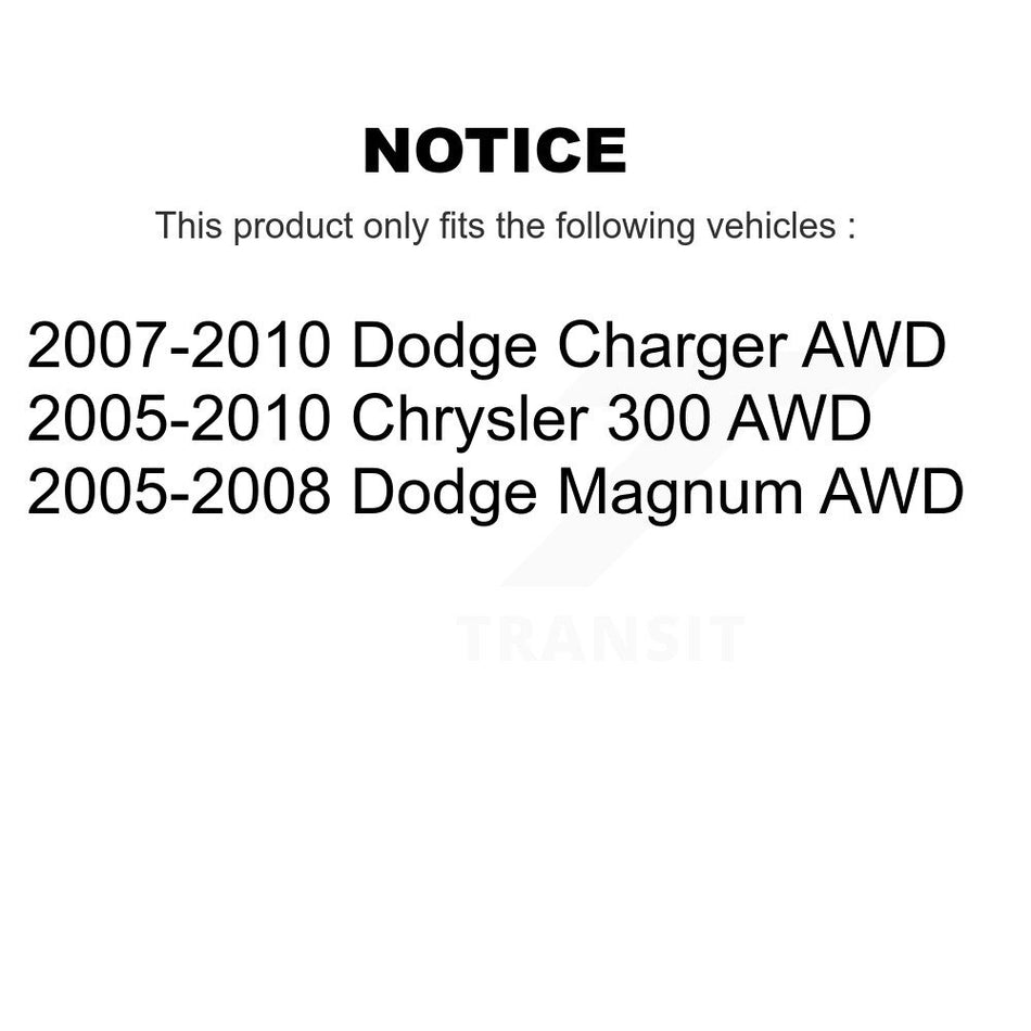 Front Suspension Control Arm And Ball Joint Assembly Kit For Chrysler 300 Dodge Charger Magnum KTR-101476