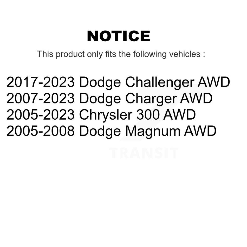 Front Suspension Control Arm And Ball Joint Assembly Kit For Dodge Charger Chrysler 300 Challenger Magnum KTR-101512