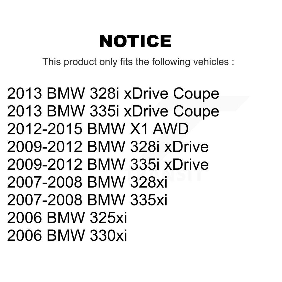 Front Lower Forward Suspension Control Arm & Ball Joint Pair For BMW 328i xDrive X1 335i KTR-101540