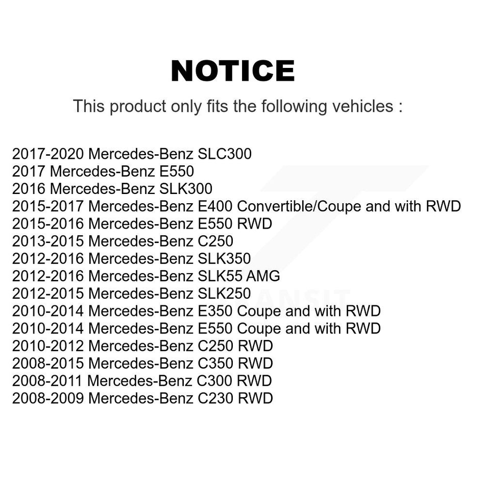 Front Suspension Control Arm And Ball Joint Assembly Kit For Mercedes-Benz E350 C300 C250 E400 C350 SLC300 SLK300 KTR-101561