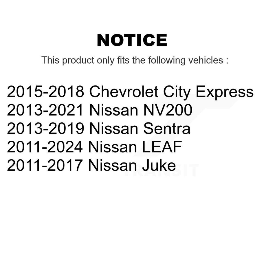 Front Suspension Stabilizer Bar Link Pair For Nissan Sentra Leaf NV200 LEAF KTR-101670