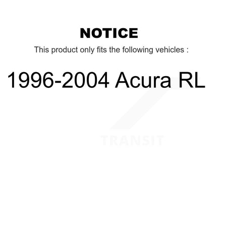 Front Lower & Upper Suspension Ball Joints Kit For 1996-2004 Acura RL KTR-101779