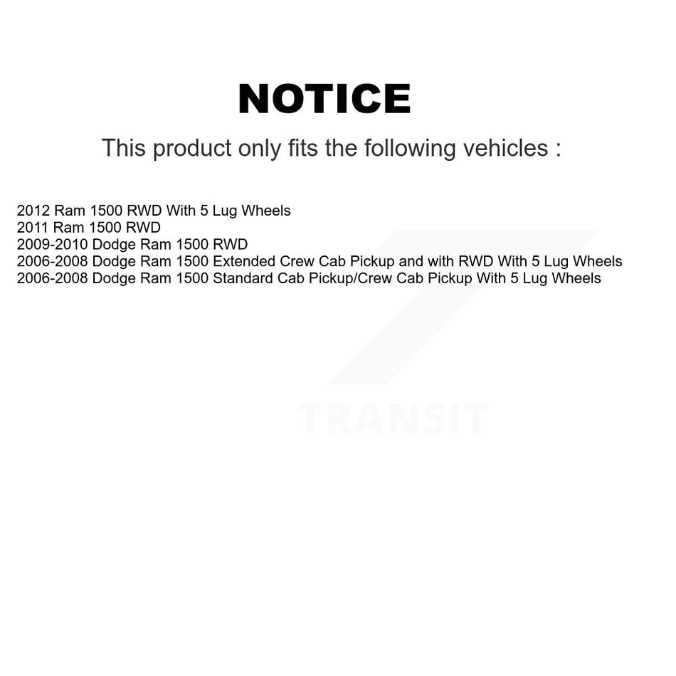 Front Suspension Ball Joints Kit For Dodge Ram 1500 KTR-101827