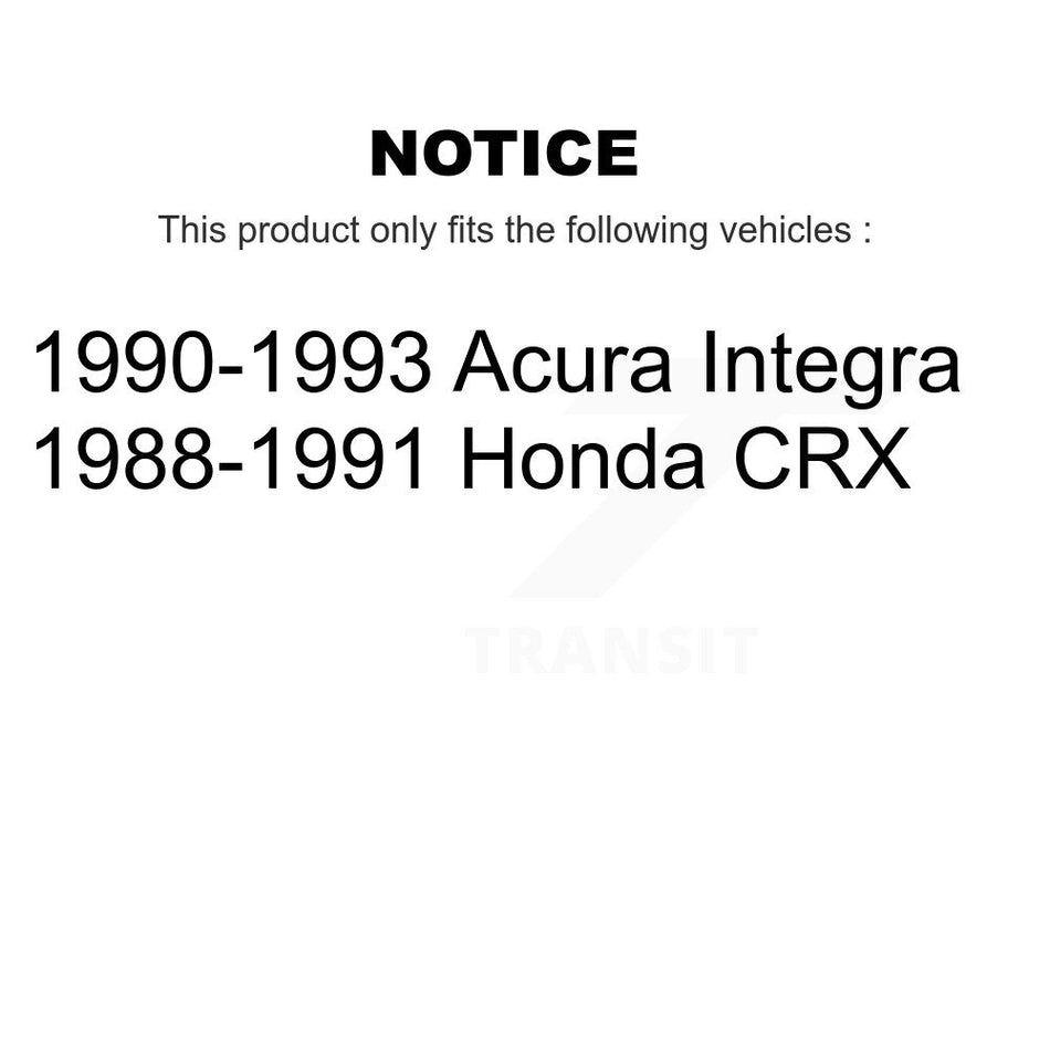 Front Suspension Ball Joints Kit For Acura Integra Honda CRX KTR-101843