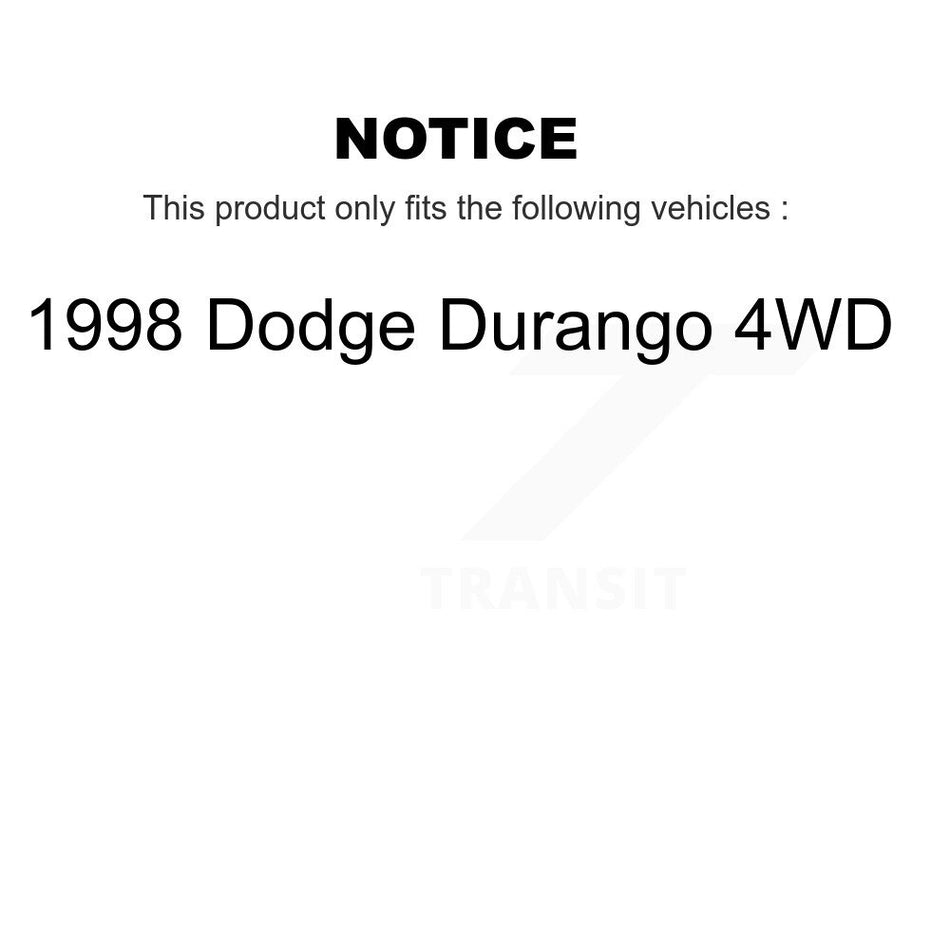 Front Rear Suspension Stabilizer Bar Link Kit For Dodge Durango KTR-102018