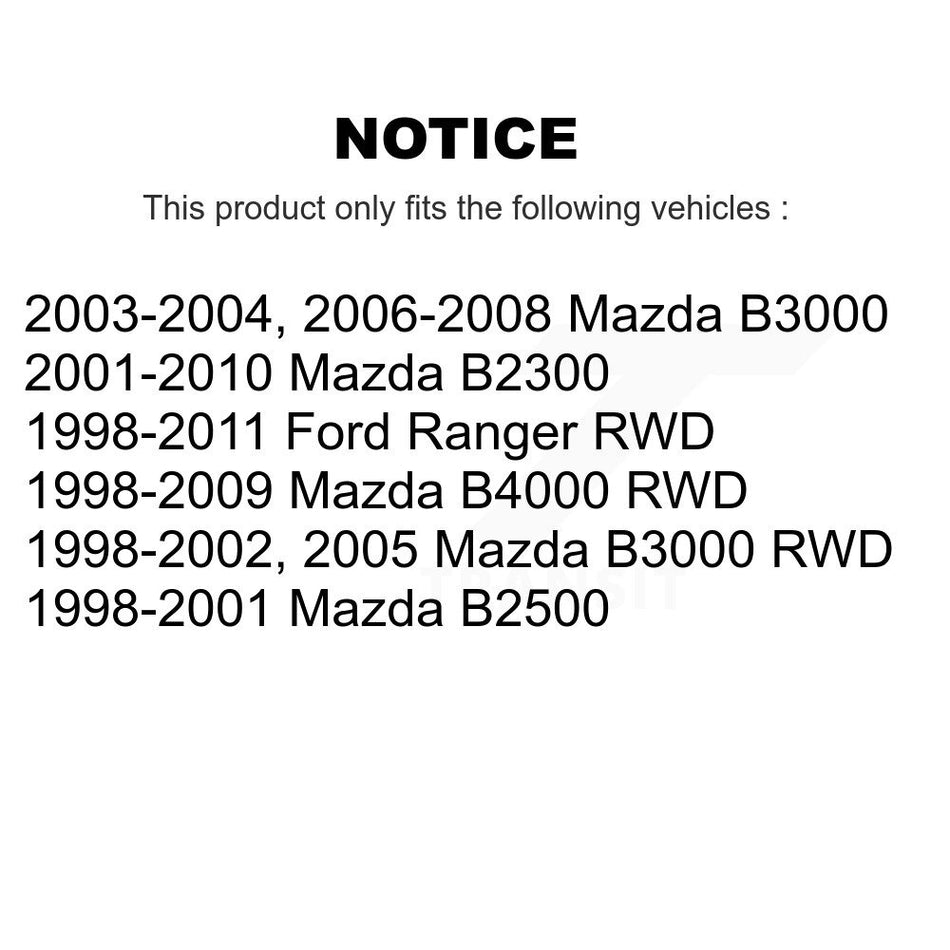 Front Rear Suspension Stabilizer Bar Link Kit For Ford Ranger F-150 Mazda B3000 B2500 B2300 B4000 KTR-102021