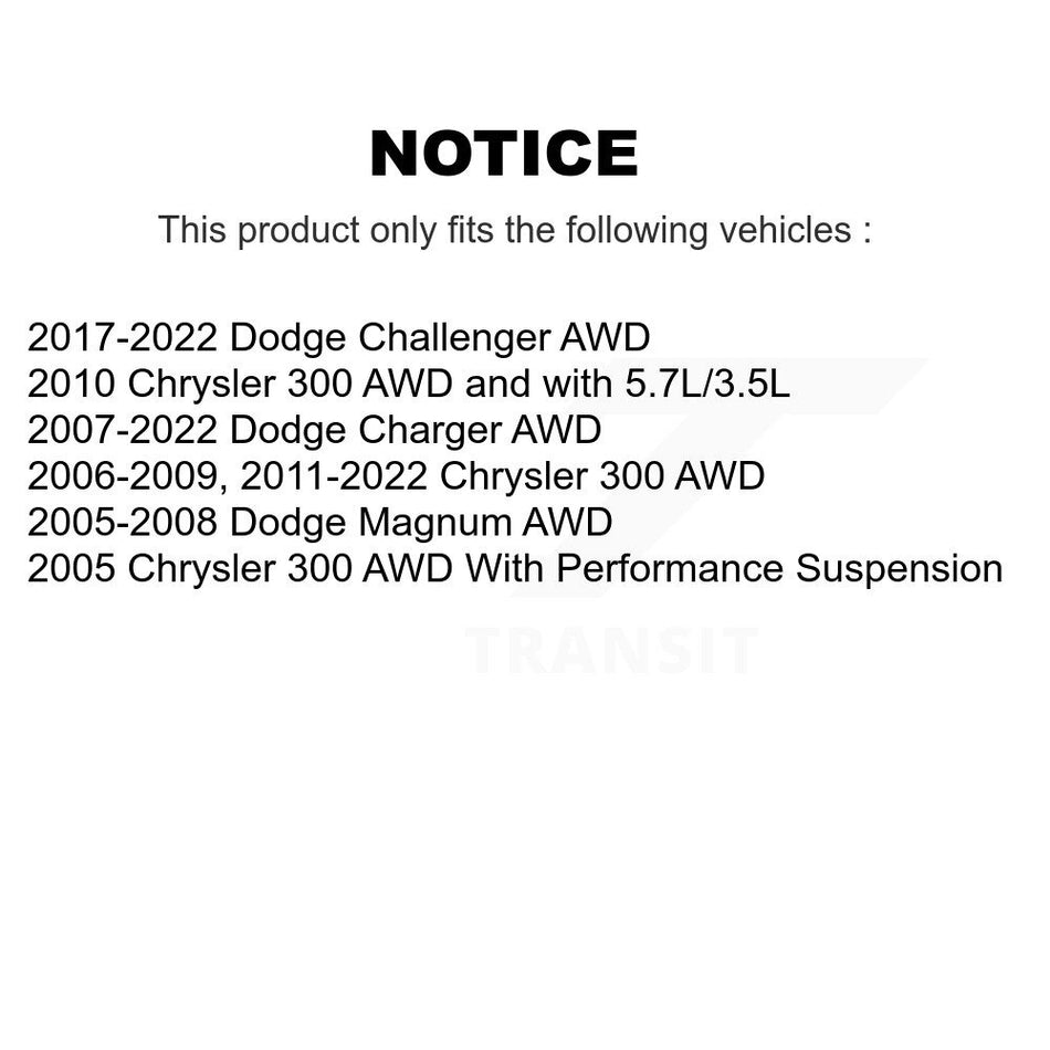 Front Rear Suspension Stabilizer Bar Link Kit For Dodge Charger Chrysler 300 Challenger Magnum KTR-102050