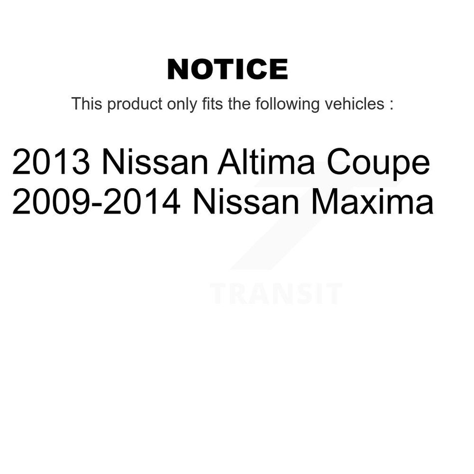 Front Rear Suspension Stabilizer Bar Link Kit For 2009-2014 Nissan Maxima KTR-102168