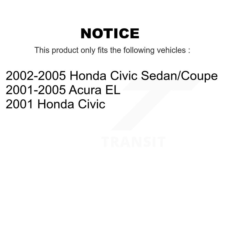 Front Rear Suspension Stabilizer Bar Link Kit For Honda Civic Acura EL KTR-102190